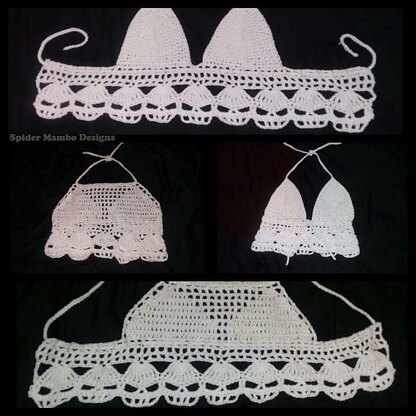 Wikked Skull Bikini Crop Top