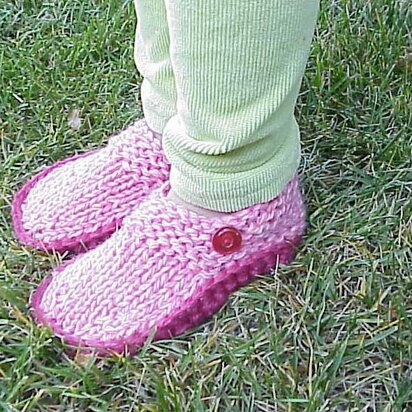 Options Slippers for Kids! - knitting pattern