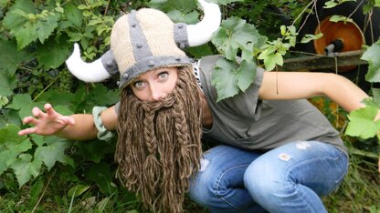 Bearded Viking Helmet
