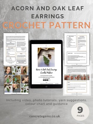 Acorn and Oak Leaf Earrings