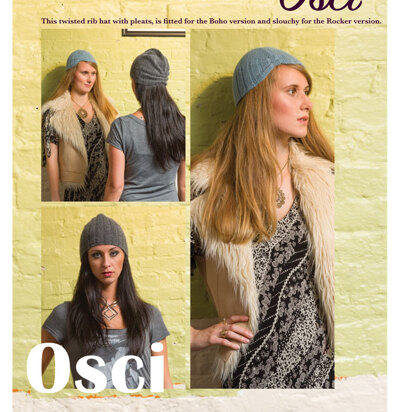 Osci Hat in Classic Elite Yarns Fresco - Downloadable PDF