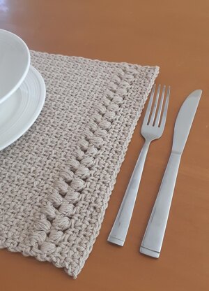 Springridge Crochet Placemat & Coaster Set