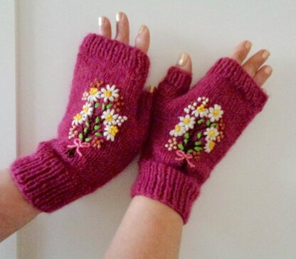 Daisy Mittens Gloves