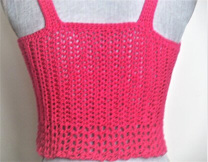 Easy Crochet Summer Crop Top