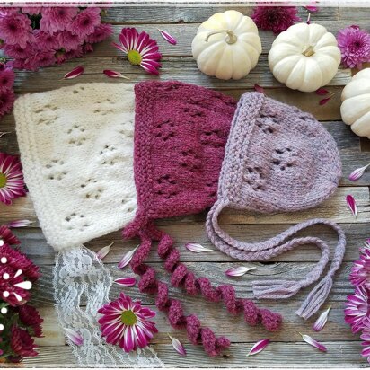 Flowery Lace bonnet