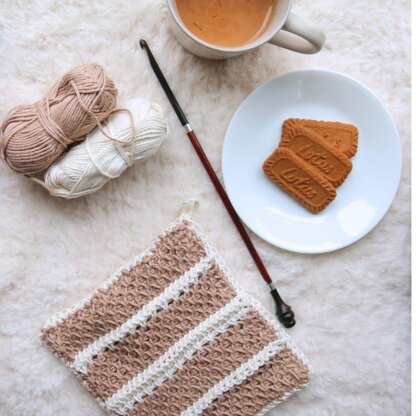 Peaks and Purls Potholder