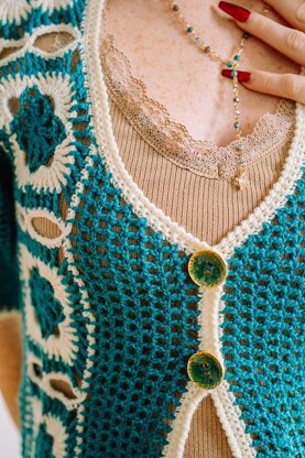 C946-Secret Garden Cardi