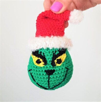 Grinch Ornament Amigurumi