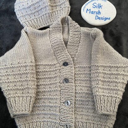 REMI - V-Necked Cardigan & Hat