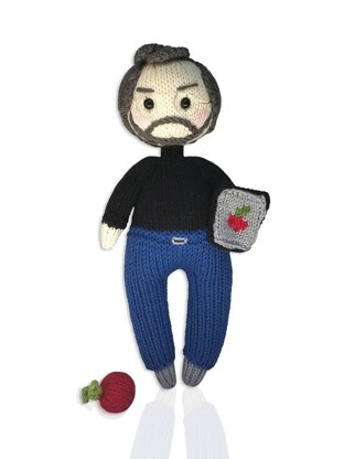 Bob the papa. Knitting Doll Pattern