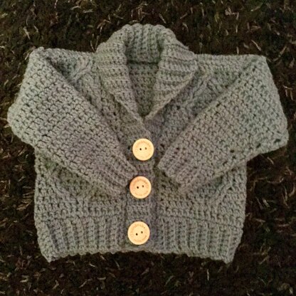 Baby crochet cardigan