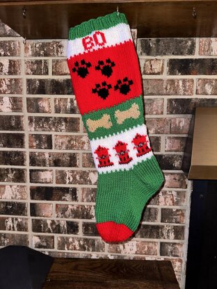 Puppy Paws Stocking