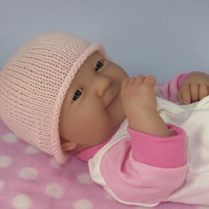 Just For Preemies - Premature Baby Very Easy 4 Ply Beanie Hat