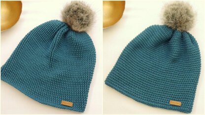 Häkelanl. Wende Beanie - alle Größen - No.186