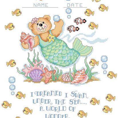 Merbaby Birth Announcement - PDF