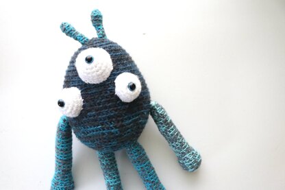 Triclops the Crochet Mandala Monster