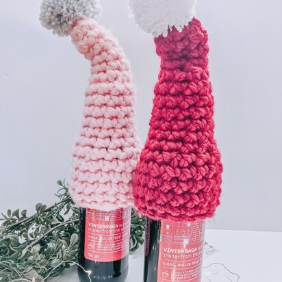 Christmas Bottle Hats