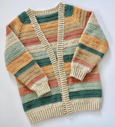 Hello September Cardigan Crochet pattern by Little Golden Nook | LoveCrafts