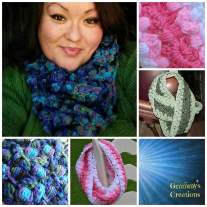 Bobble Along Infinity Scarf