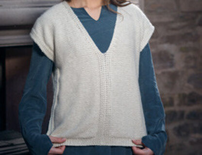 Slipped Stitch Vest in The Fibre Co. Luma - Downloadable PDF