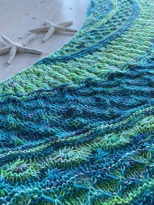 Mermaid Dance Shawl