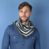 Tie Break Triangle Scarf - Free Knitting Pattern in Paintbox Yarns Cotton DK