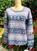 Mock Fair-Isle Easy Knit Sweater