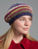 Easy Striped Tam in Classic Elite Yarns Liberty Wool Solids - Downloadable PDF