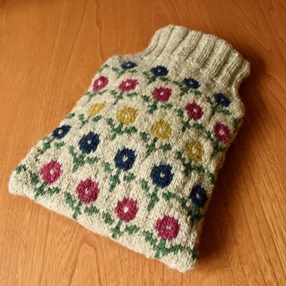 Cottage Garden Hot Water Bottle Cover