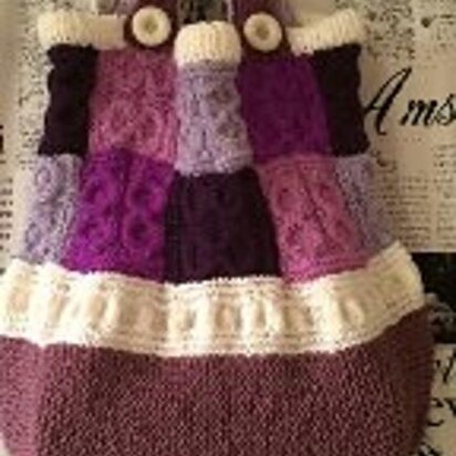 Patchwork Tote - knitting pattern