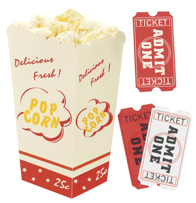 Jolee's By You Dimensional Stickers - Movie Popcorn