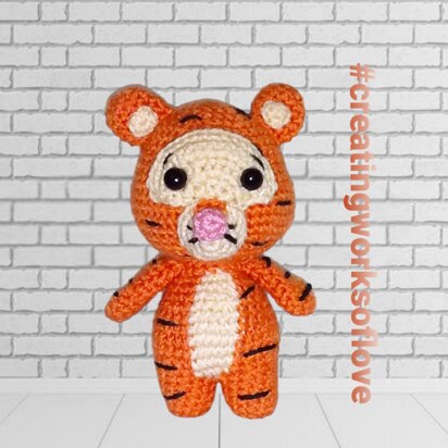 Mini Tiger Amigurumi