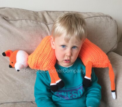 Roxy the fox travel pillow