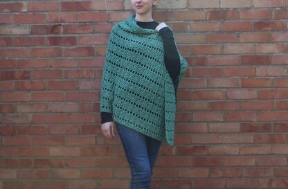 Darla Asymmetrical Poncho