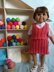 Yarn Shop Ladies with Basket and Afghan - Knitting Patterns fit American Girl and other 18-Inch Dolls