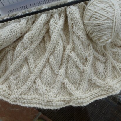 Oxford Shrug-wrap - knitting pattern