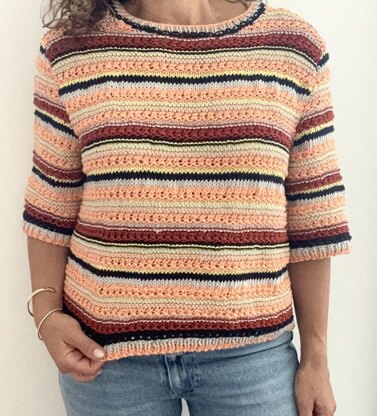 Short-Sleeve Cotton Knit Tee