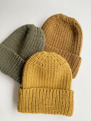 Reversible Ribbed Beanie