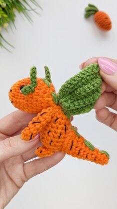 Crochet dragon pattern, amigurumi baby dragon crochet pattern