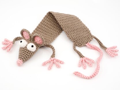 Rat Bookmark Crochet Pattern