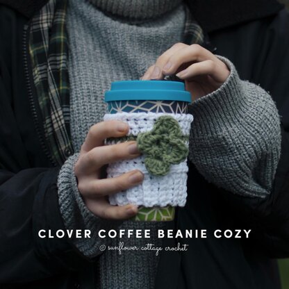 Clover Coffee Beanie Cozy