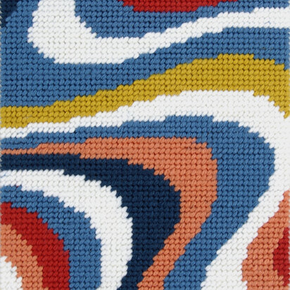 DMC Waves Tapestry Kit - 12 x 15cm