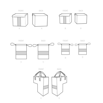 Simplicity Organizers S9572 - Paper Pattern, Size OS (One Size Only)