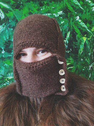 Winter Balaclava Knitting Pattern (Aran Weight)