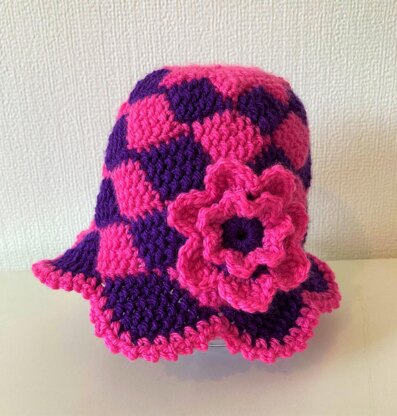 Baby Checkered beanie by HueLaVive