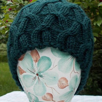 Serpentine Cap - knitting pattern