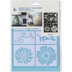 Momenta Adhesive Stencil 6"X8" - Flowers & Bugs