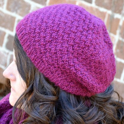 Double Seed Stitch Hat