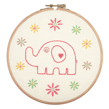 Anchor Mummy Elephant Embroidery Kit