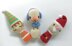 MINI CHRISTMAS SANTA CLAUS, ELF AND SNOWMAN SET - amigurumi pattern